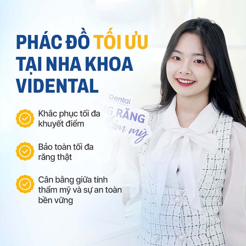 Nha khoa ViDental lên phác đồ điều trị cho từng khách hàng